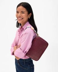 Clare V. - Shortie Strap in Multi Colour Cameo