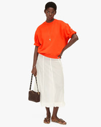 Clare V - Mid Sac - Rattan - Chocolate