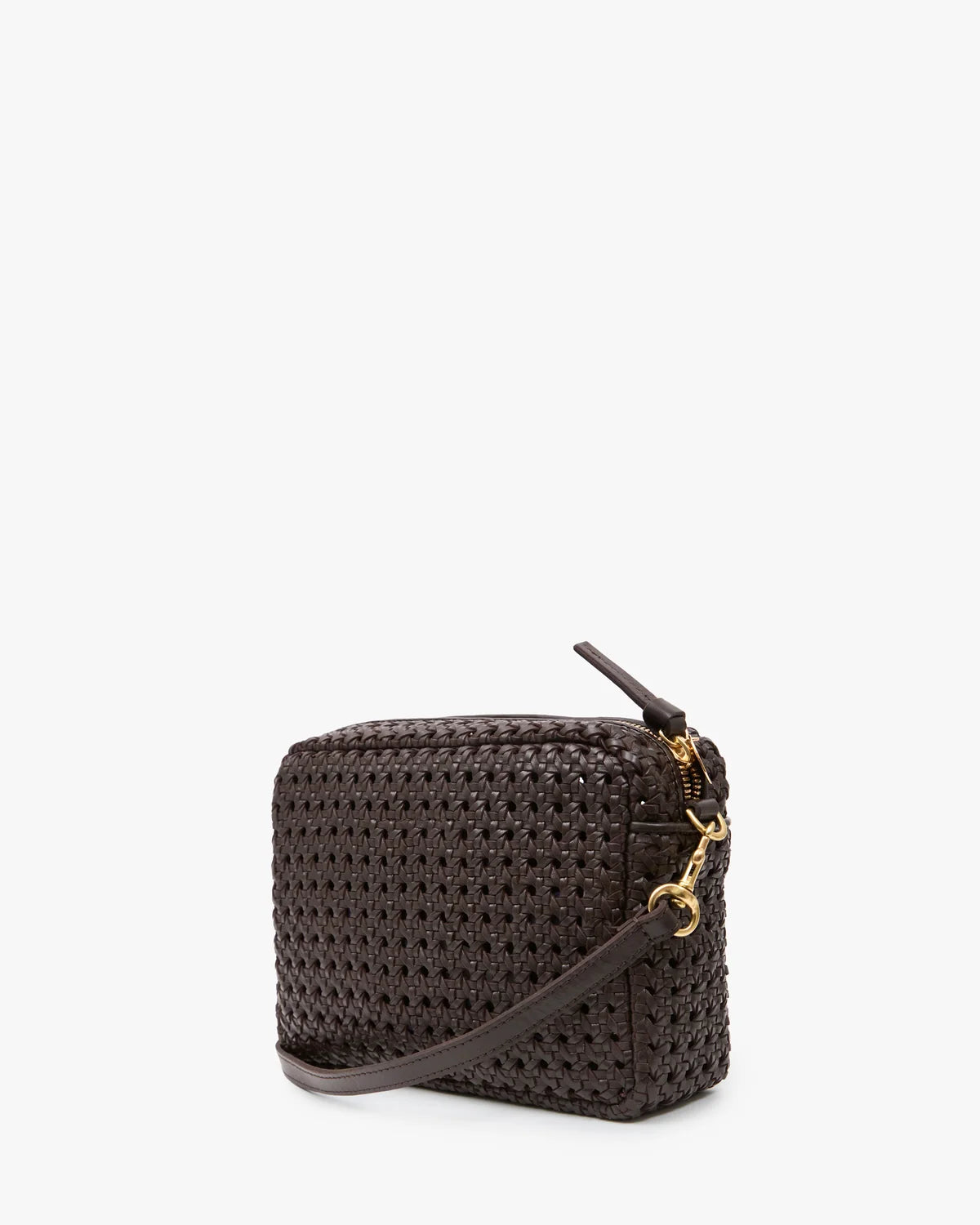 Clare V - Mid Sac - Rattan - Chocolate