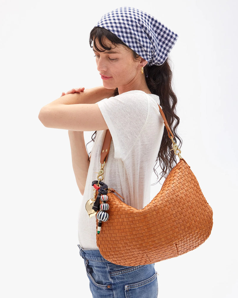 Clare V. - Beaded Stripe Fob