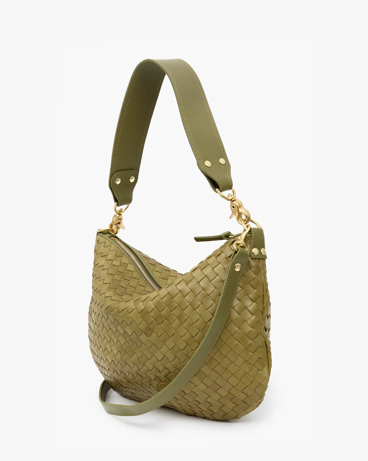 Clare V - Moyen Messenger - Olive