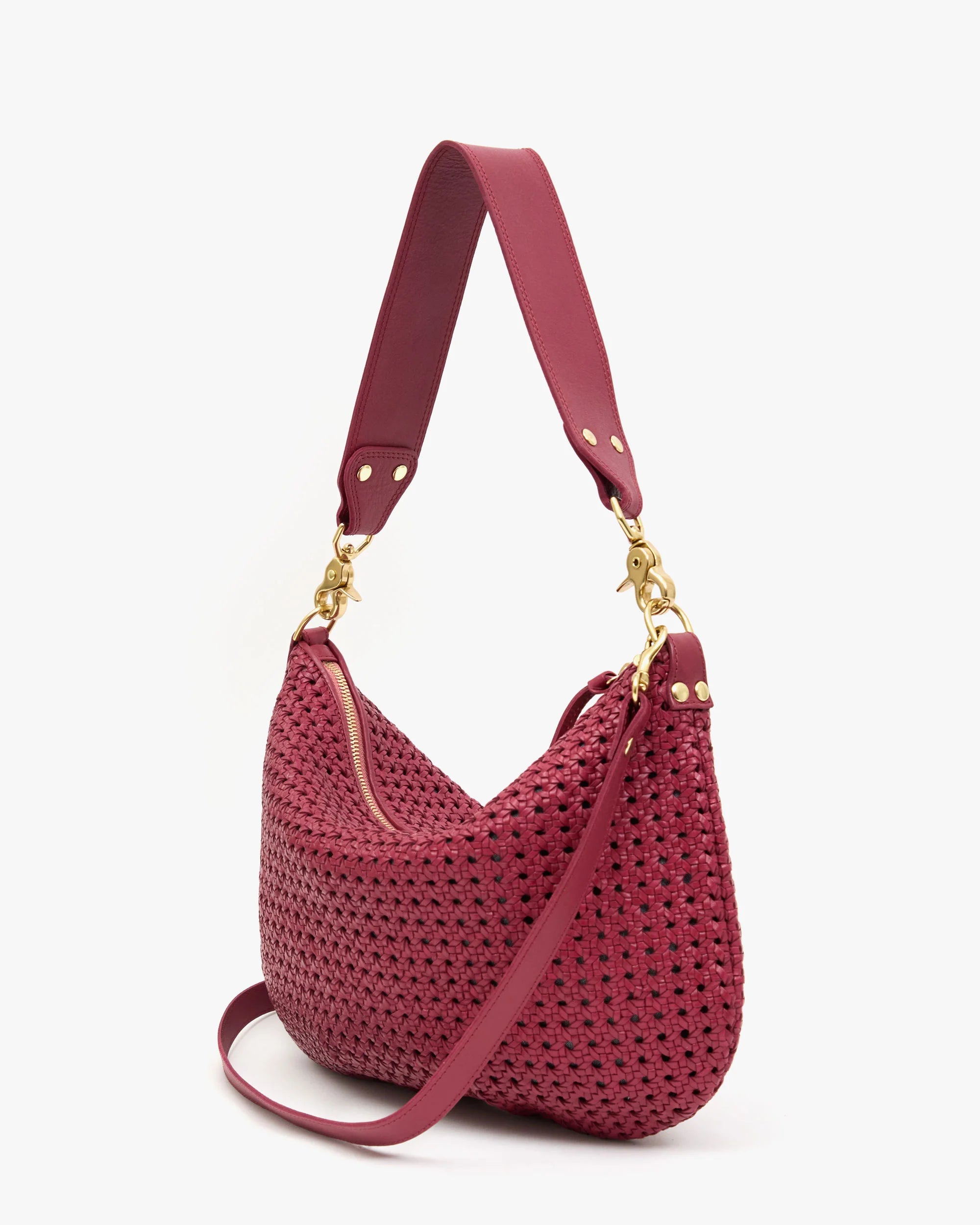 Clare V. - Moyen Messenger in Plummy Rattan