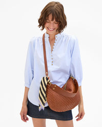 Clare V. - Moules Frites Bandana in Sand/Black