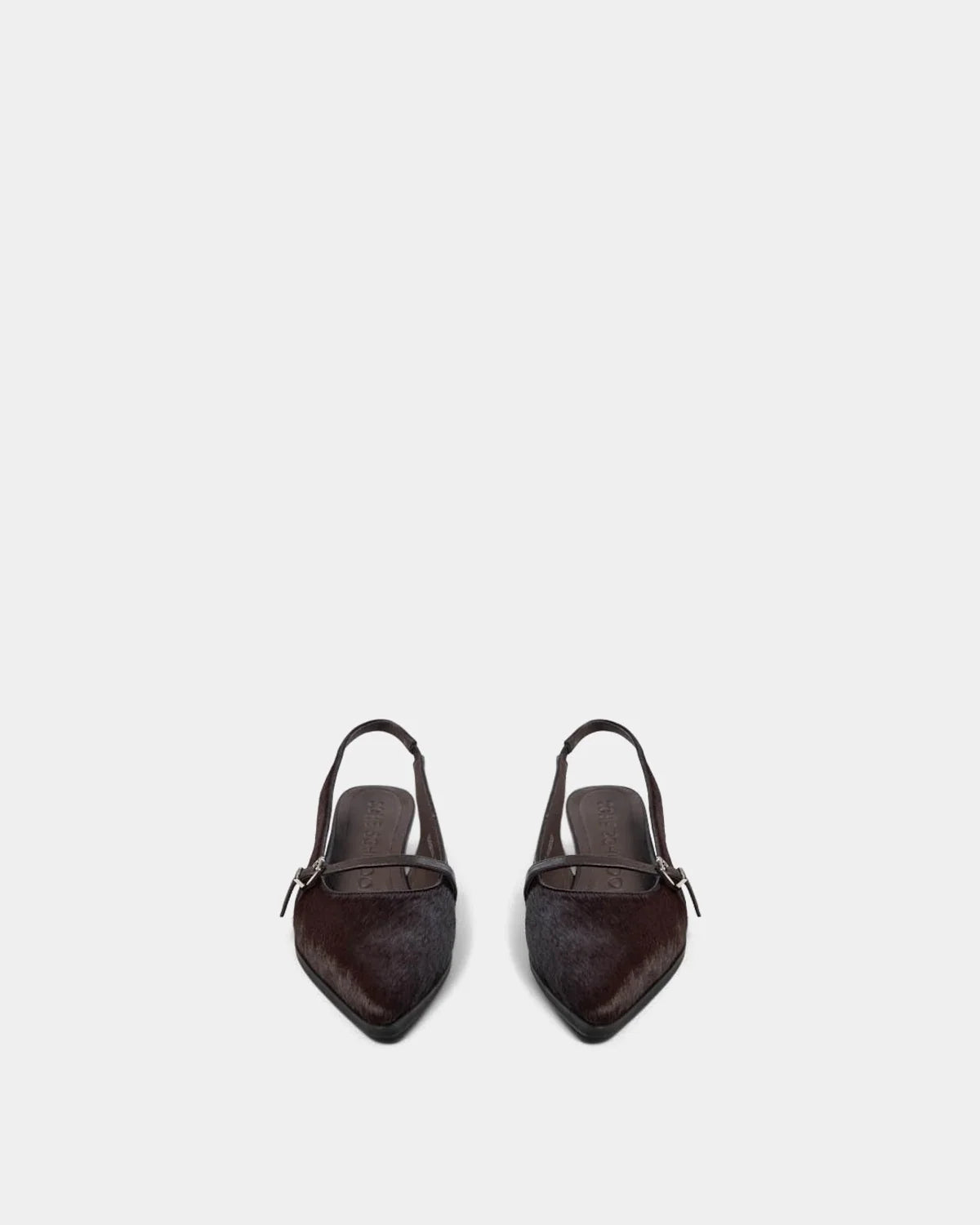 Sofie Schnoor - NANNYSW Fur Slingback in Dark Brown