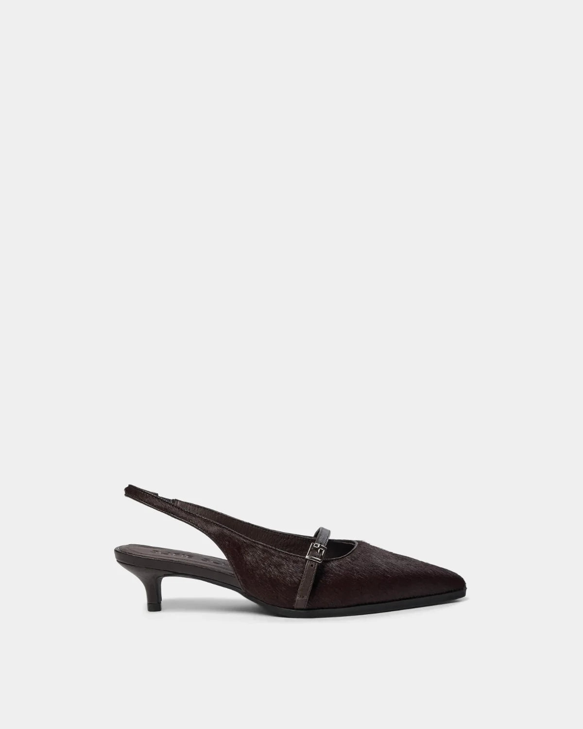 Sofie Schnoor - NANNYSW Fur Slingback in Dark Brown