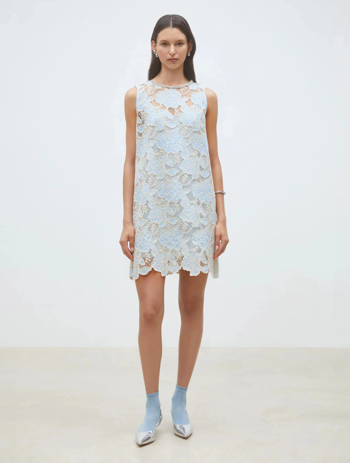 Suncoo - Cerise Dress in Bleu Ciel