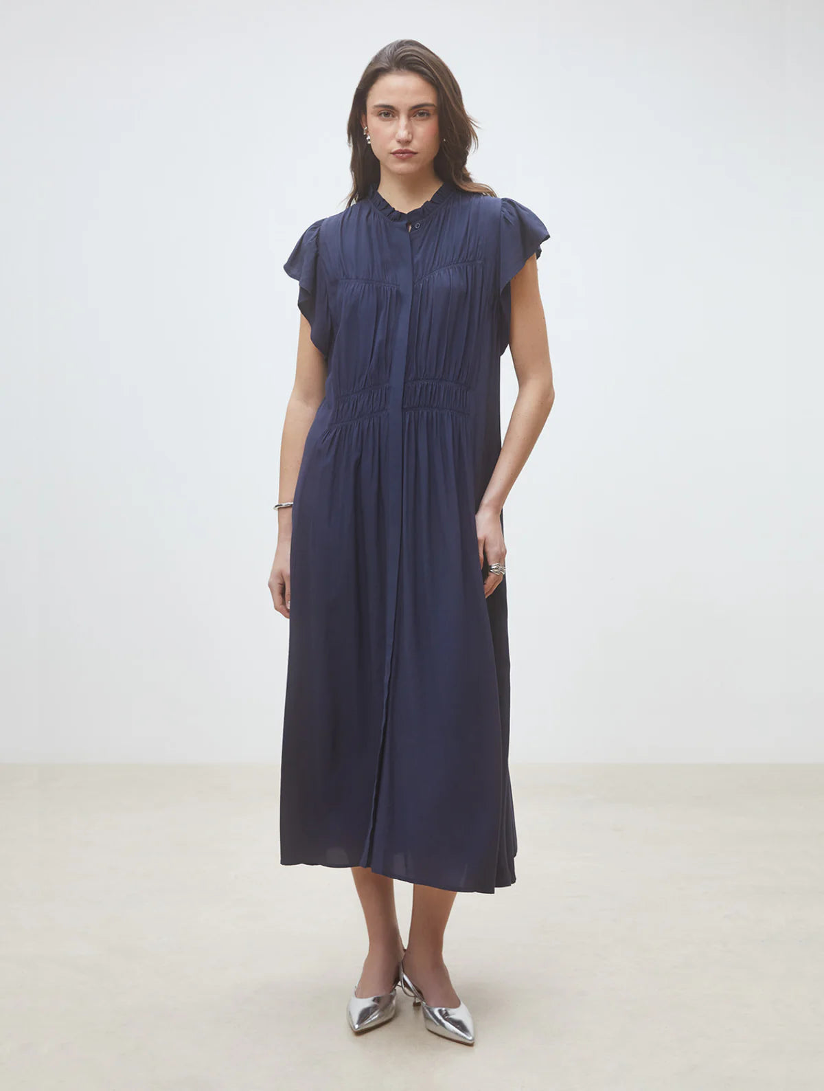 Suncoo - Coco Dress in Bleu Nuit