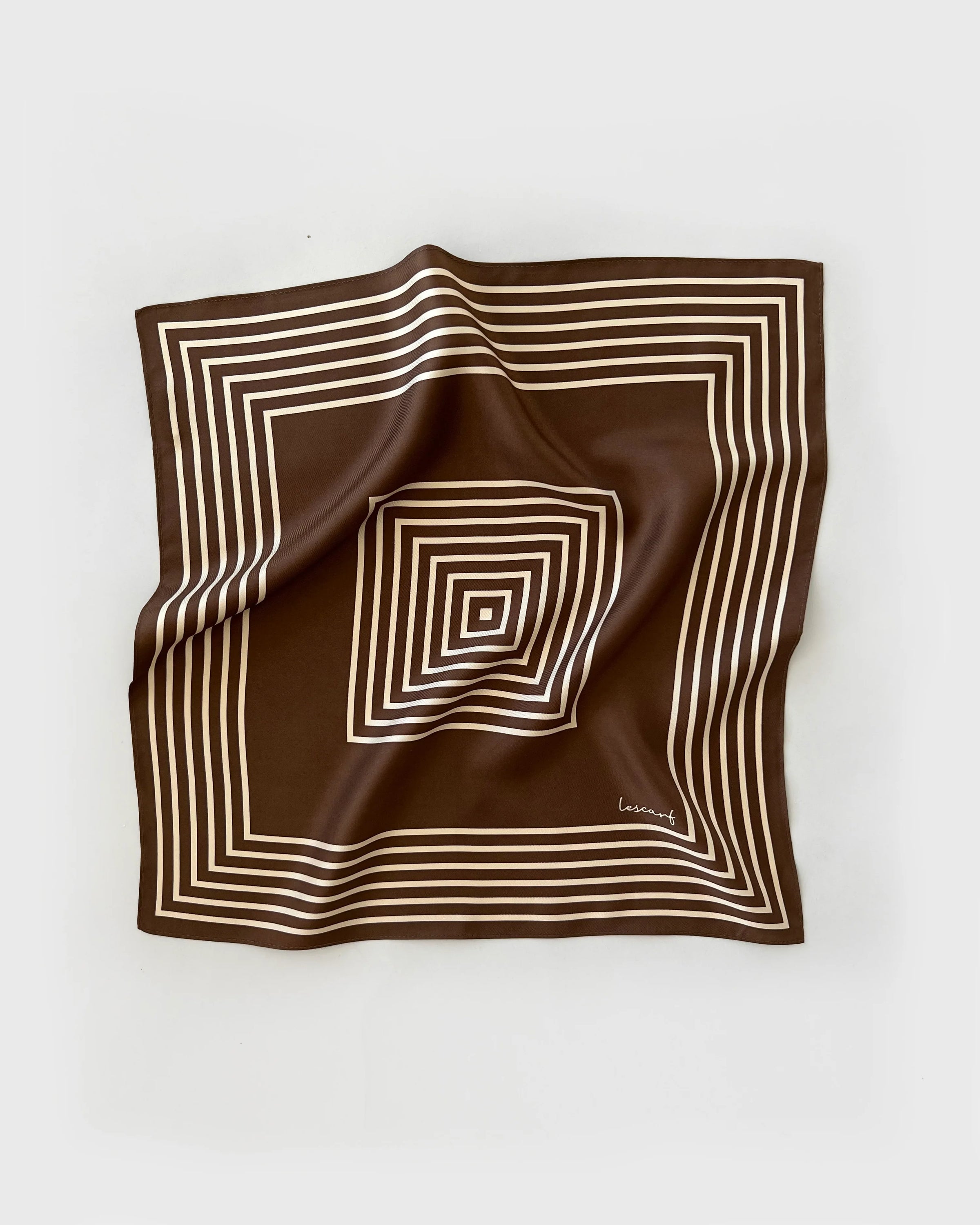 lescarf - No. 17 in Chocolate & Beige