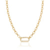 LimLim Accessories - Box Chain Crystal Necklace