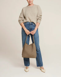 NAGHEDI - Nomad Medium Hobo in Cashmere