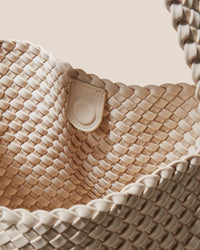 NAGHEDI - Nomad Medium Hobo in Ecru
