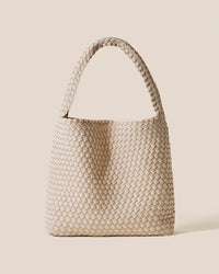 NAGHEDI - Nomad Medium Hobo in Ecru