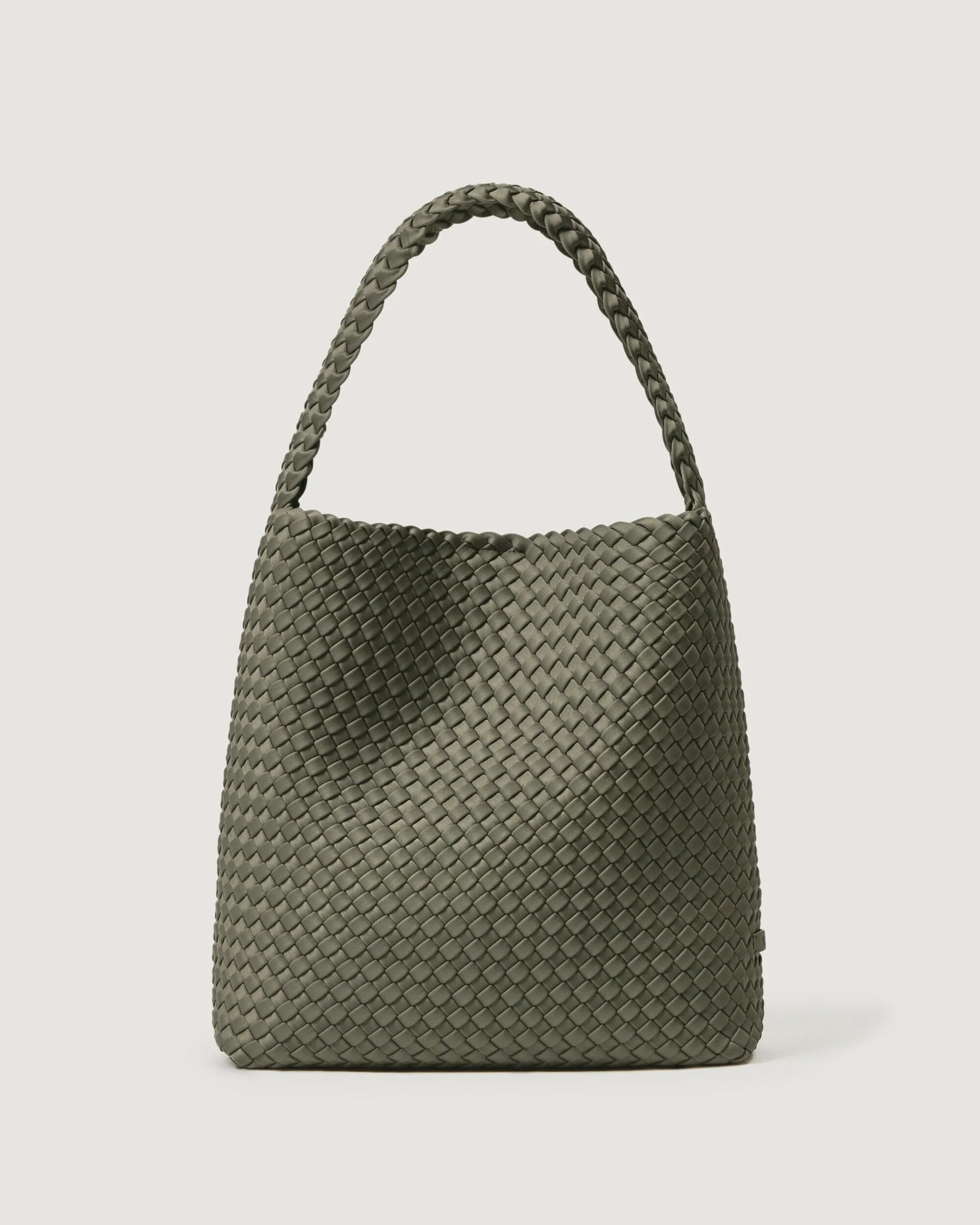 NAGHEDI - Nomad Medium Hobo in Olea