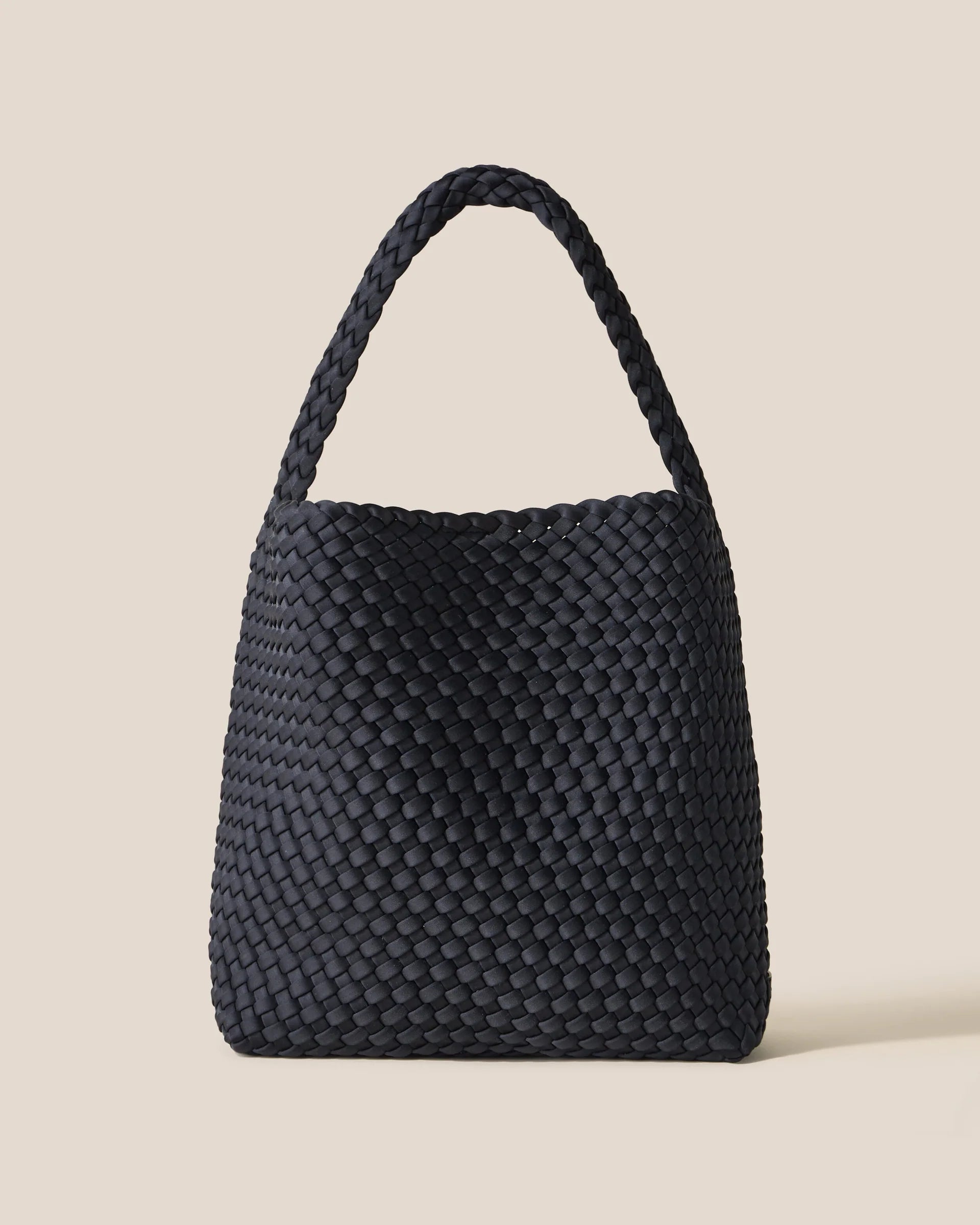 NAGHEDI - Nomad Medium Hobo in Onyx