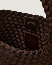 NAGHEDI - Nomad Small Hobo in Chocolate