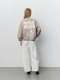 Sofie Schnoor - OTILASW Printed Sweatshirt in Light Brown