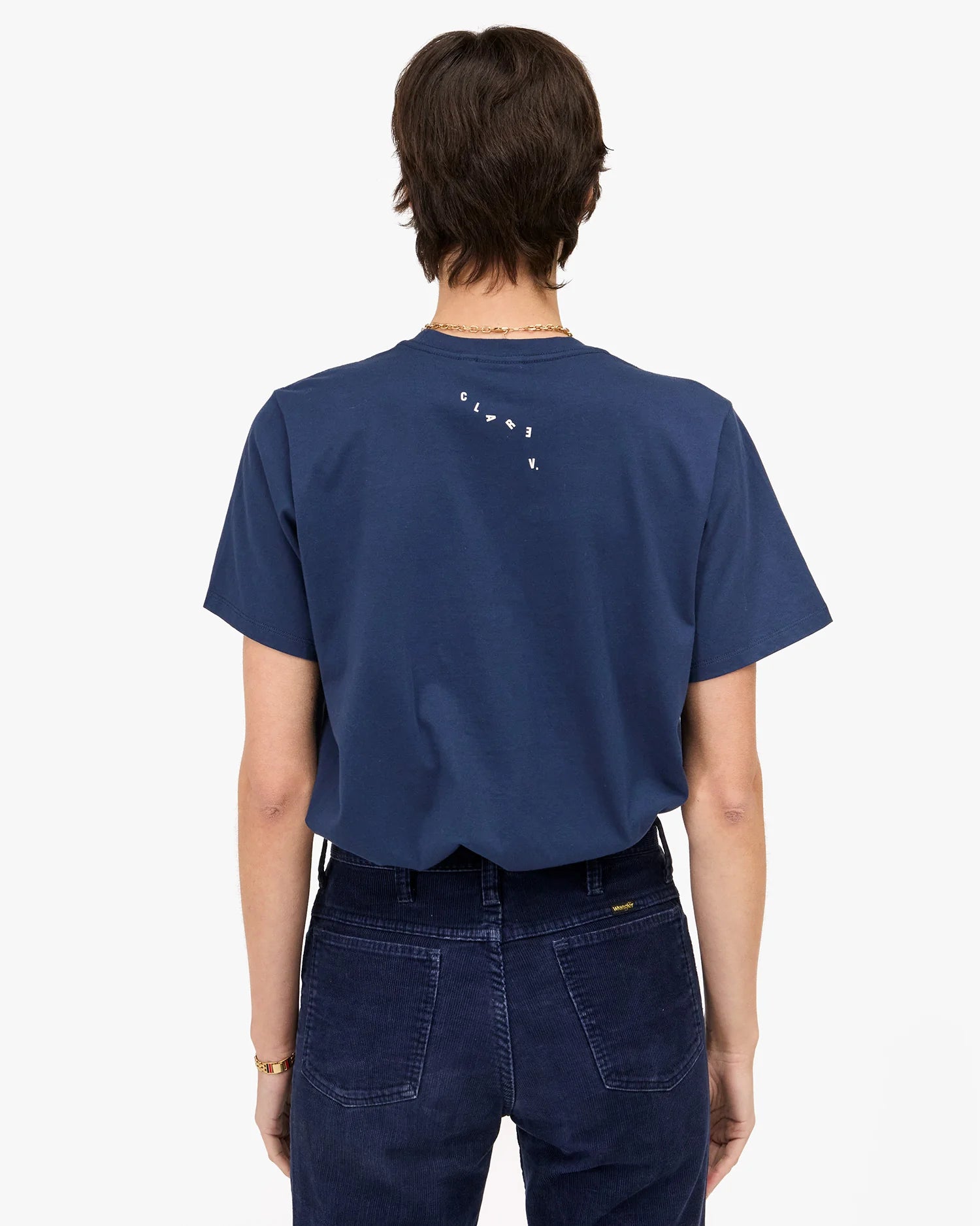 Clare V. - Original Tee in Beaucoup Cool Navy
