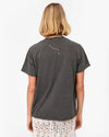 Clare V. - Original Tee - Faded Black w/ Cream Le Sex Le Drugs Le Rock 'n' Roll