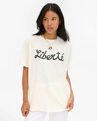 Clare V. - Original Tee in Cream Liberté