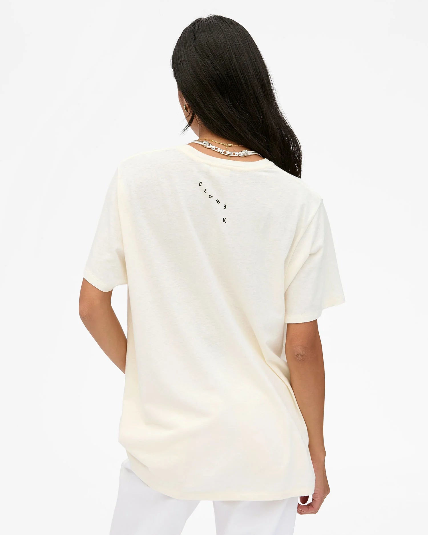Clare V. - Original Tee in Cream Liberté