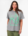 Clare V. - Original Tee in Snake Grey Melange