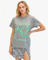 Clare V. - Original Tee in Snake Grey Melange