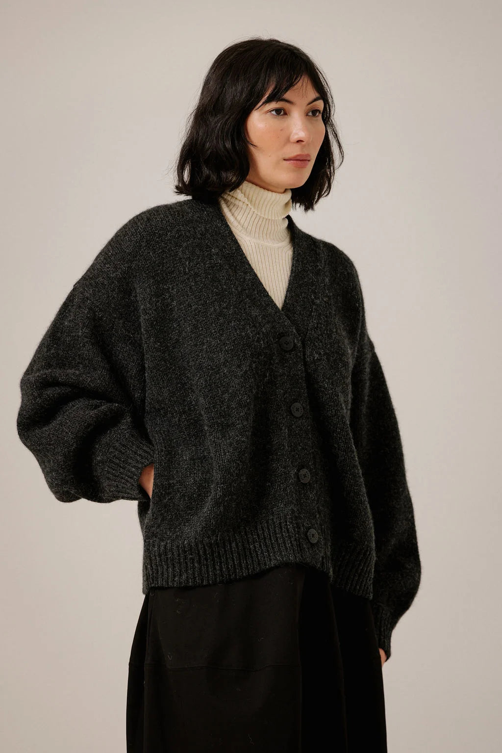 BARE Knitwear - Oversized Alpaca Cardigan
