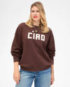 Clare V. - Oversized Sweatshirt in Chocolate Block CIAO