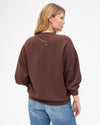Clare V. - Oversized Sweatshirt in Chocolate Block CIAO