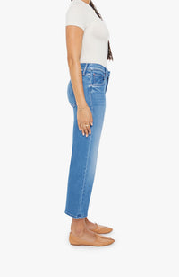 MOTHER - Lil Mid Rise Rambler Zip Ankle in Piece by Piece