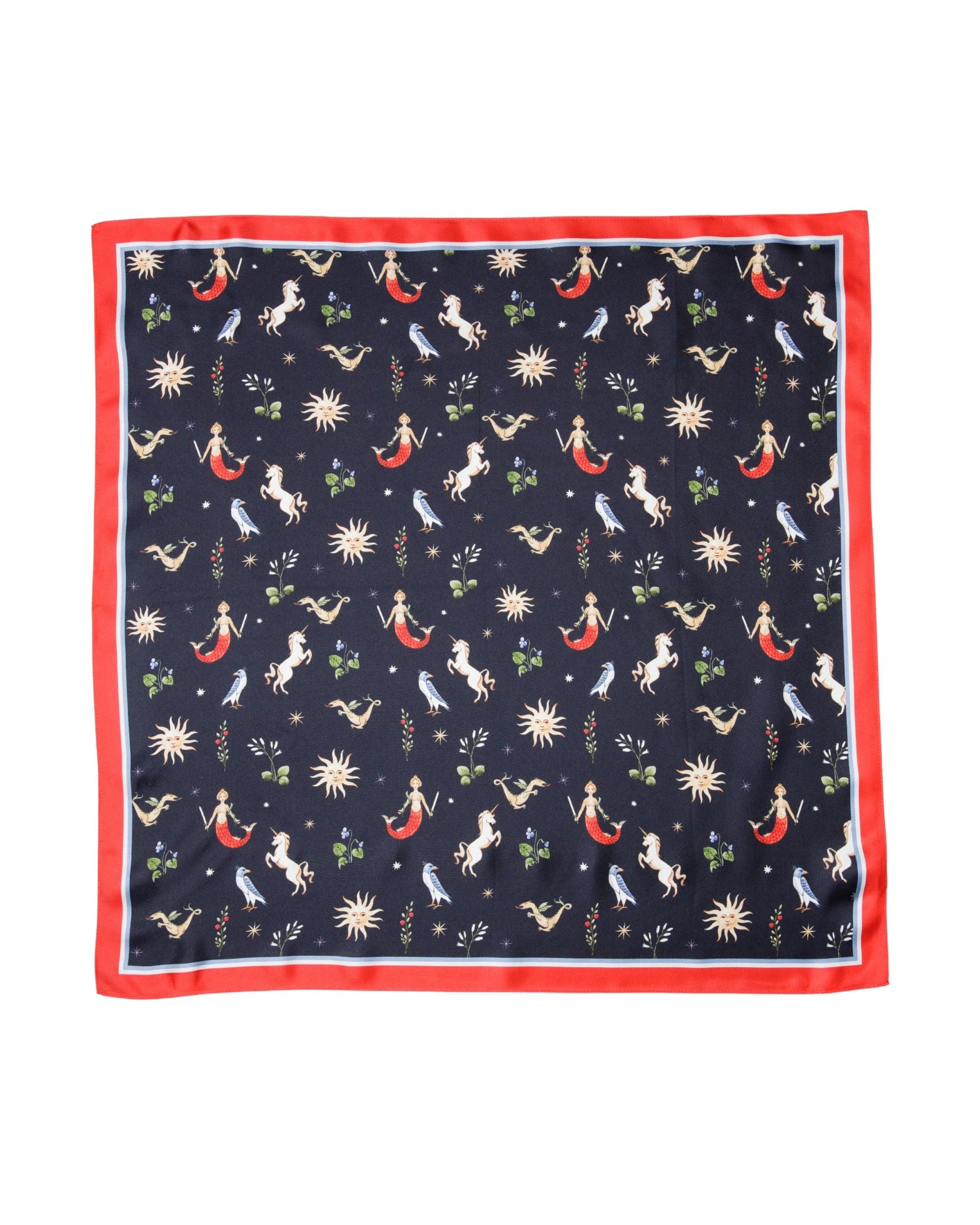 Palm Palm - Silk Scarf - Caroline