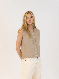 Lyla & Luxe - Pam Vest in Driftwood