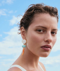 Lizzie Fortunato - Luna Drop Earrings