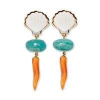 Lizzie Fortunato - Luna Drop Earrings