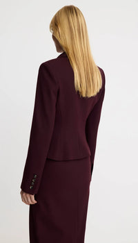 Smythe - Two Button Tilie Blazer in Plum