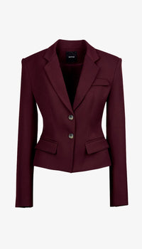 Smythe - Two Button Tilie Blazer in Plum