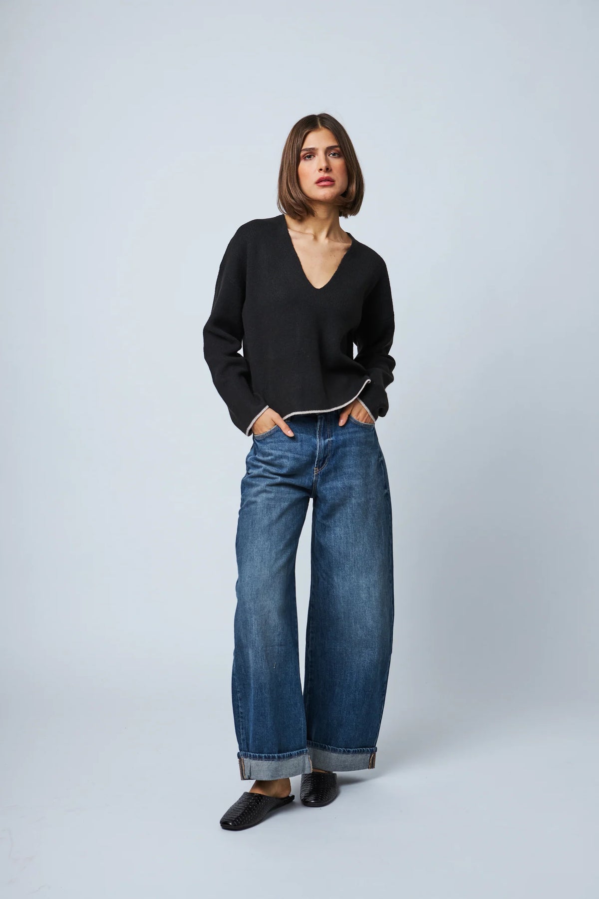 LINE Knitwear - Prunella - Black Walnut
