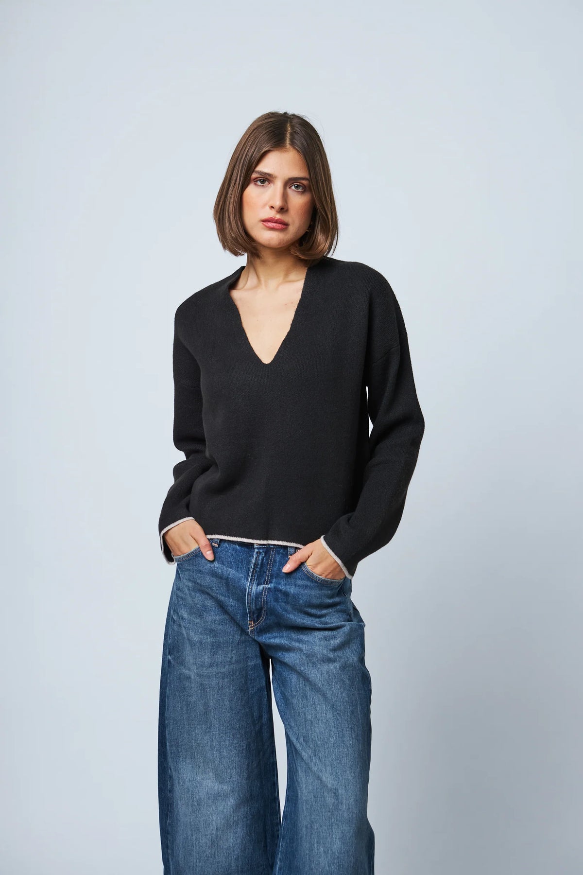 LINE Knitwear - Prunella - Black Walnut