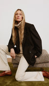 Smythe - DB Peaked Lapel Blazer in Tobacco