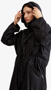 Smythe - Drawstring Rain Shell in Black