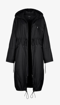 Smythe - Drawstring Rain Shell in Black