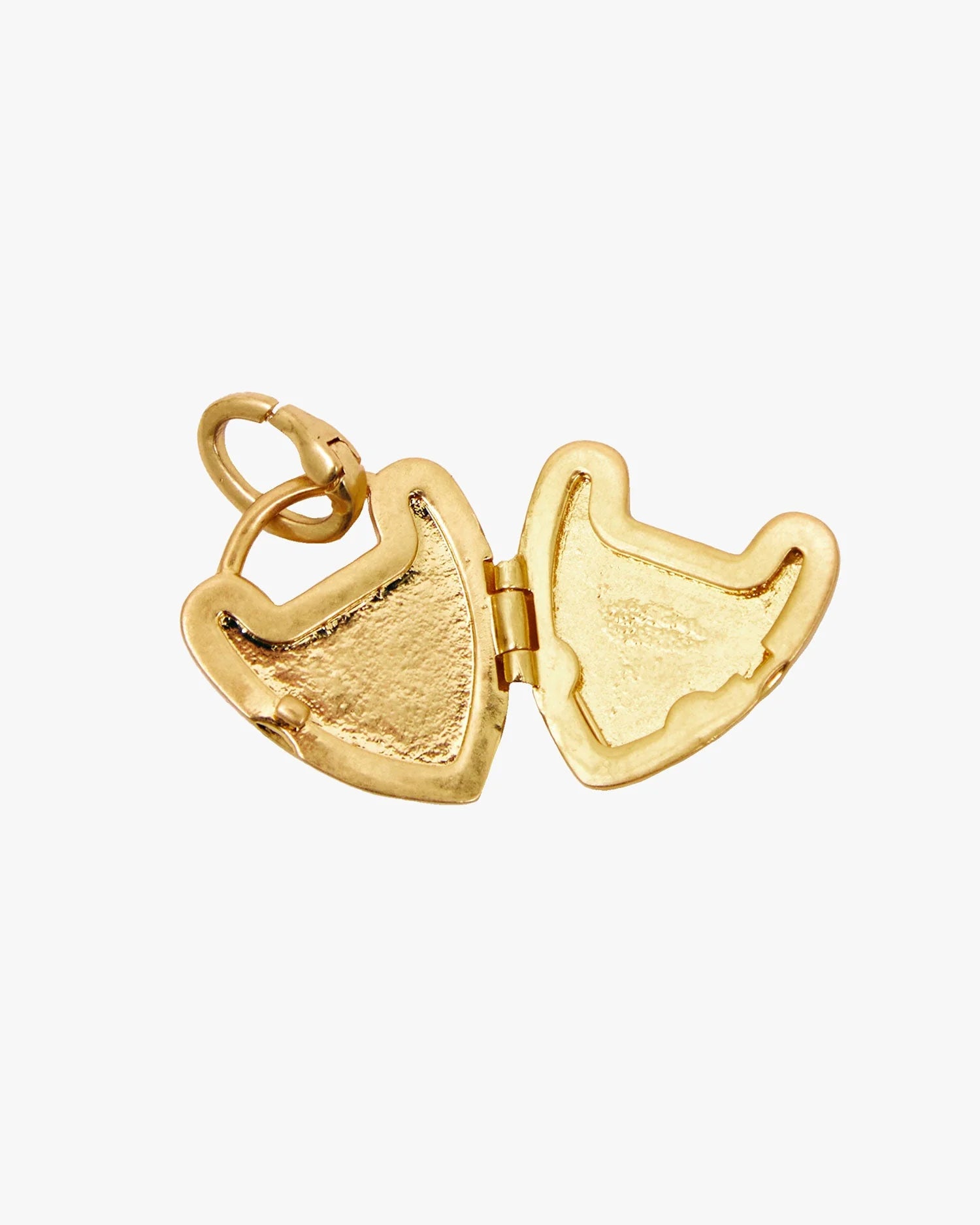 Clare V. - Padlock Locket Charm in Gold