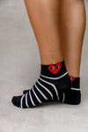 LimLim Accessories - Short Looking Heart Socks