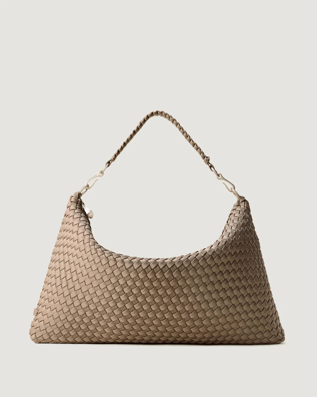 NAGHEDI - Porto Medium Half-Moon Bag in Cashmere