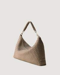 NAGHEDI - Porto Medium Half-Moon Bag in Cashmere