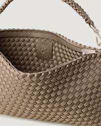NAGHEDI - Porto Small Half-Moon Bag in Cashmere