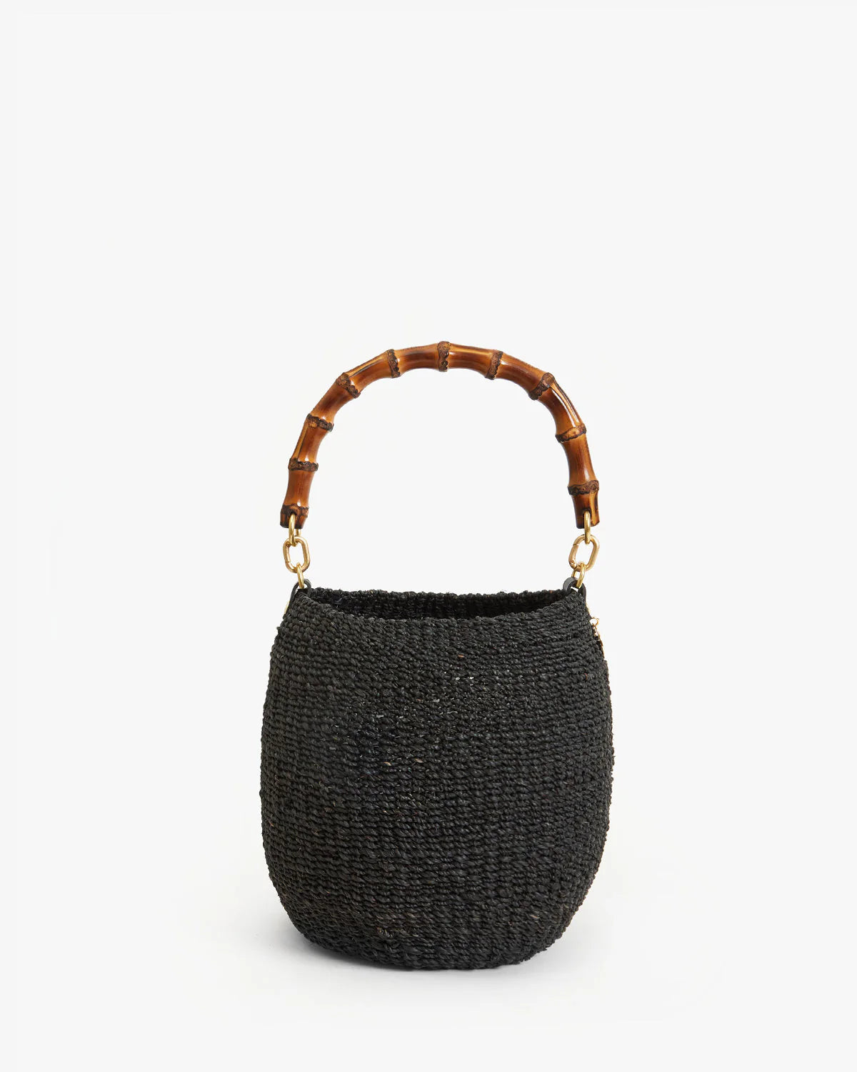 Clare V. - Pot de Miel with Bamboo Handle in Black