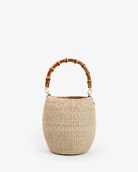 Clare V. - Pot de Miel with Bamboo Handle in Cream