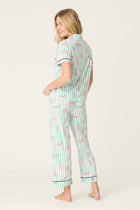 P.J. Salvage - Whimsy Cool Cat Cropped PJ Set in Ivory