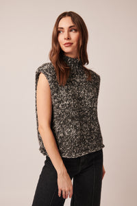 LINE Knitwear - Reign Sleeveless Sweater in Evening Sky